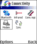 Symbian v7.0 Connectivity infrared Modem