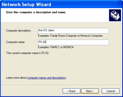 Network Setup Wizard