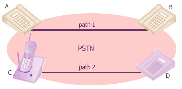 circuit switching in PSTN