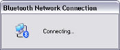 Bluetooth Network Connection Connecting...