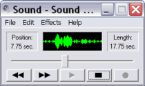 Microsoft Windows Sound Recorder