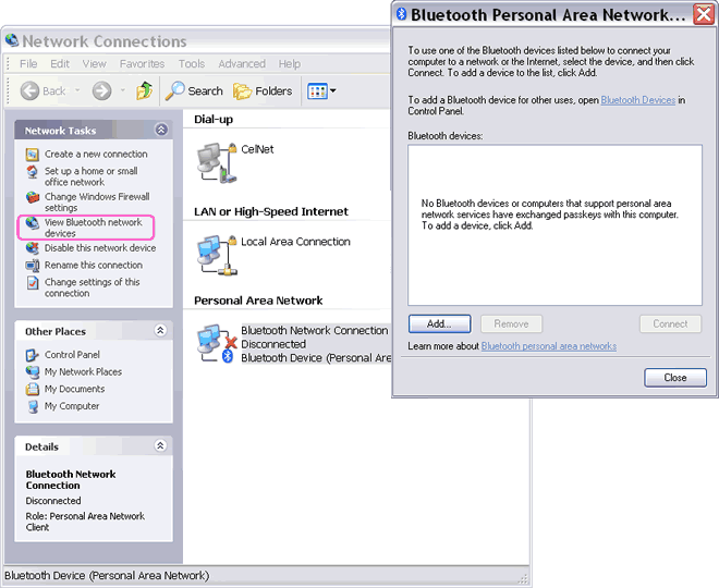 Personal area network